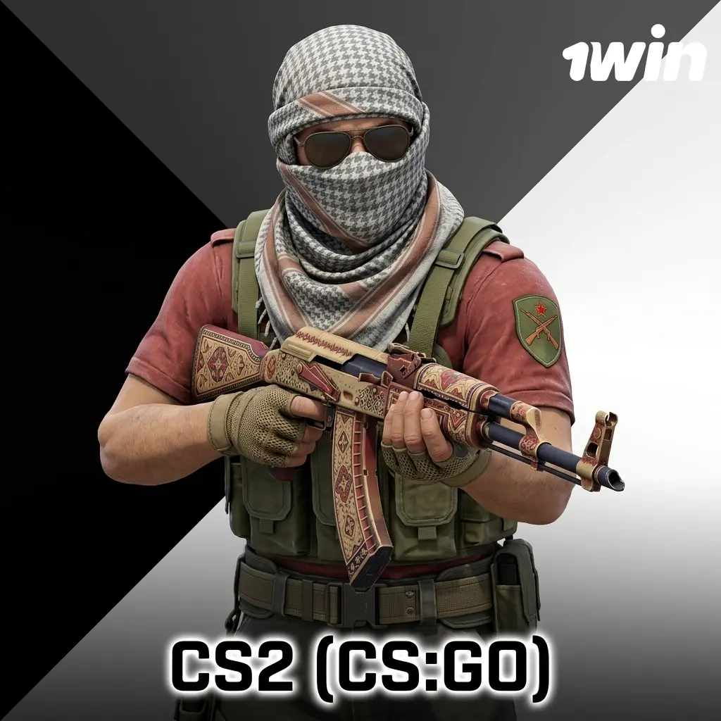 Logotipo oficial del videojuego CS2, anteriormente conocido como CS:GO, shooter táctico de Valve