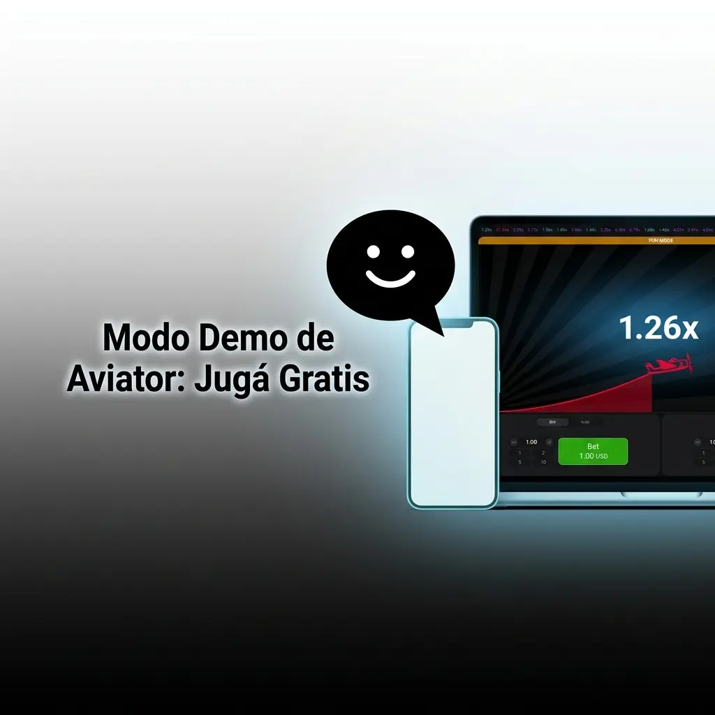 Pantalla del modo demo del juego Aviator donde se puede jugar gratis sin registrarse