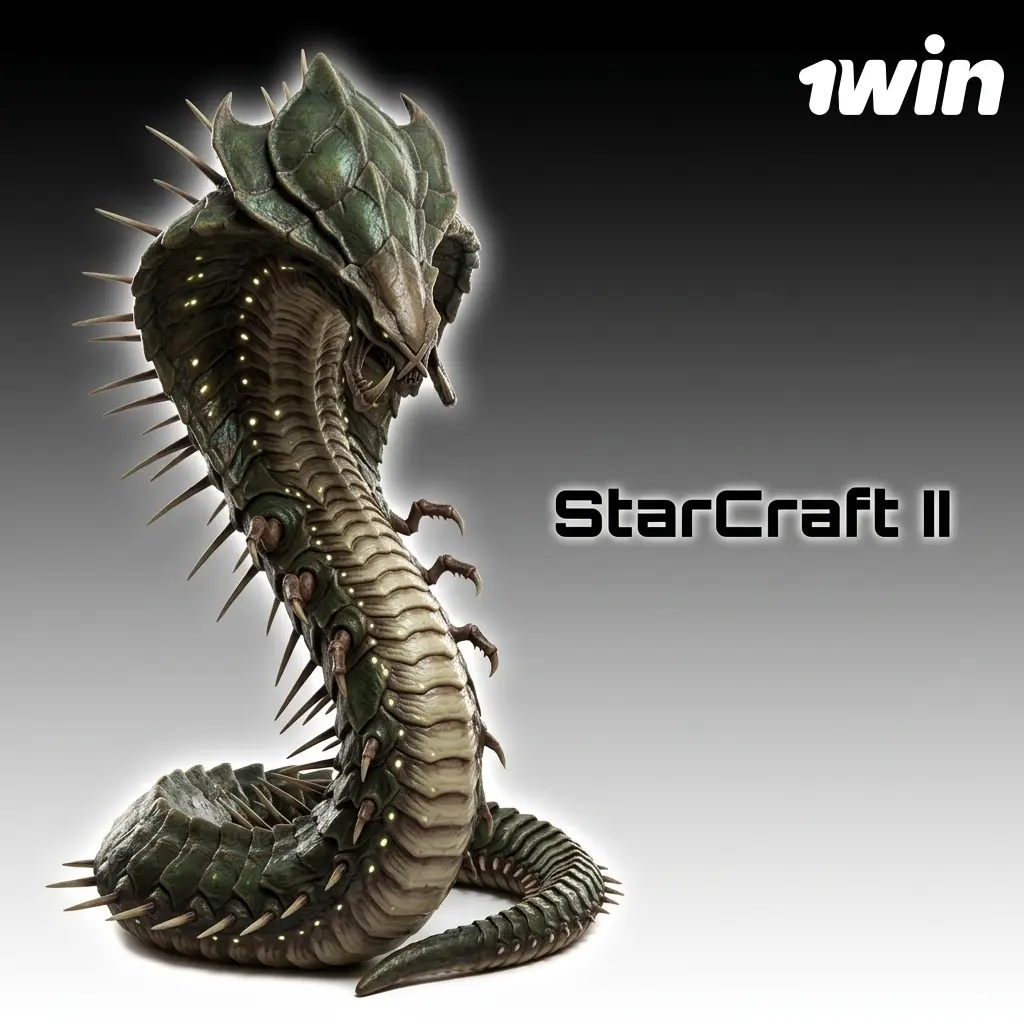 Portada del videojuego StarCraft II con naves espaciales y soldados futuristas en batalla