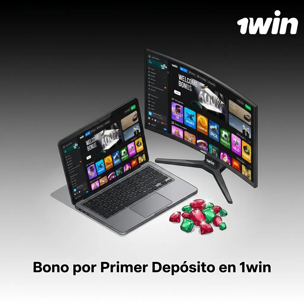 Bono de bienvenida por primer depósito en 1win con beneficios exclusivos para nuevos usuarios registrados