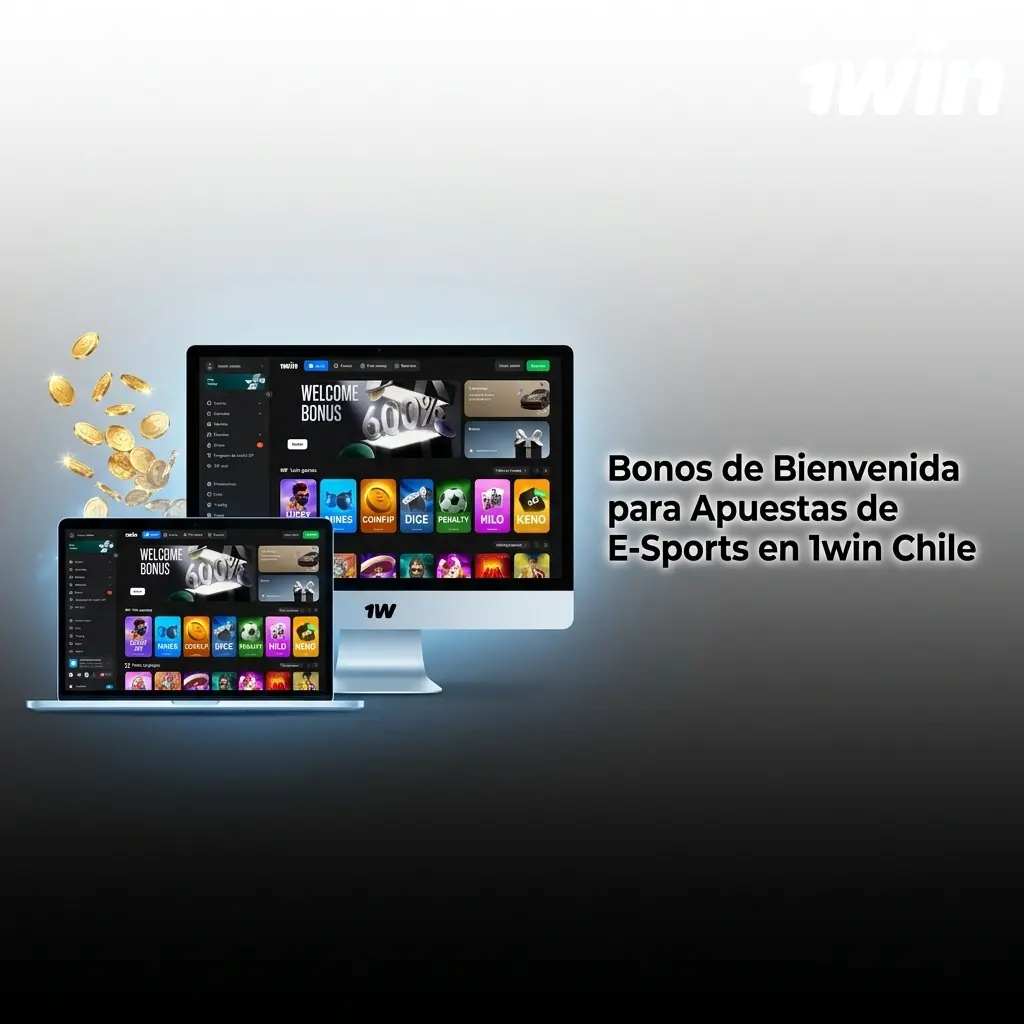 Bonos de bienvenida para apuestas de e-sports en 1win Chile, con promociones exclusivas para nuevos usuarios