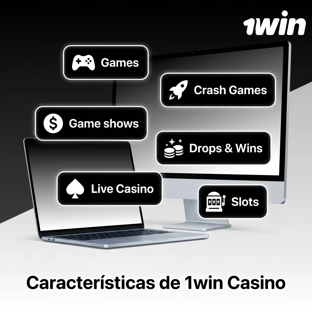 Características principales de 1win Casino: bonos, juegos, pagos y funciones destacadas de la plataforma