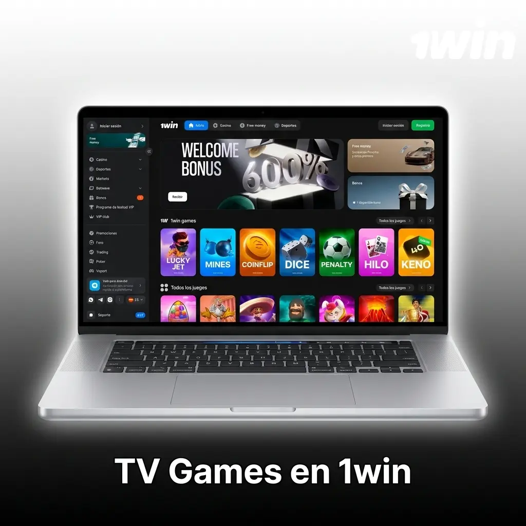 Juegos de TV en 1win: ruleta, blackjack y baccarat en vivo con presentadores reales transmitidos en televisión