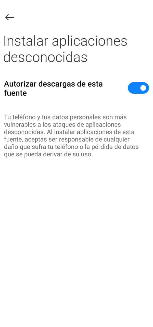 Modifica los parámetros Android de origen desconocido para tu 1win Aplicación.