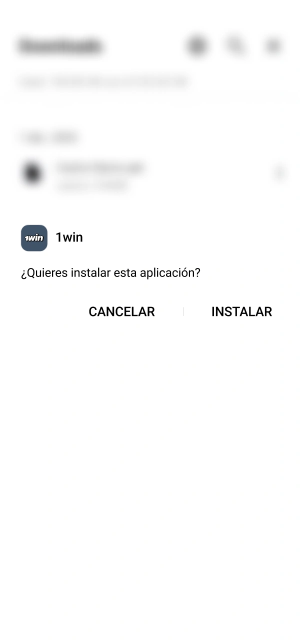 Desempaqueta la herramienta móvil Android y conéctate a 1win Lucky Jet.
