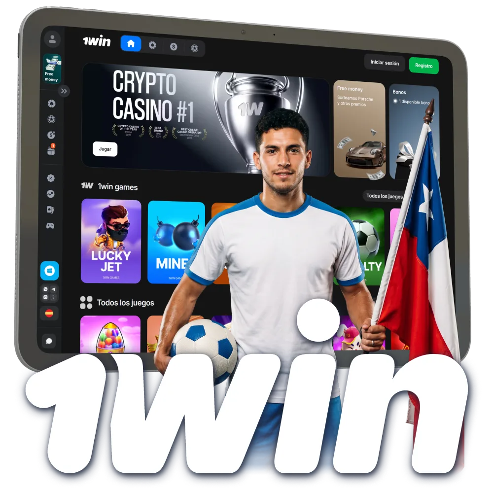 Regístrate en el sitio oficial de inicio de 1win Chile para ganar.